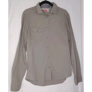 Craghoppers Light Gray Button-Up Sweatshirt
